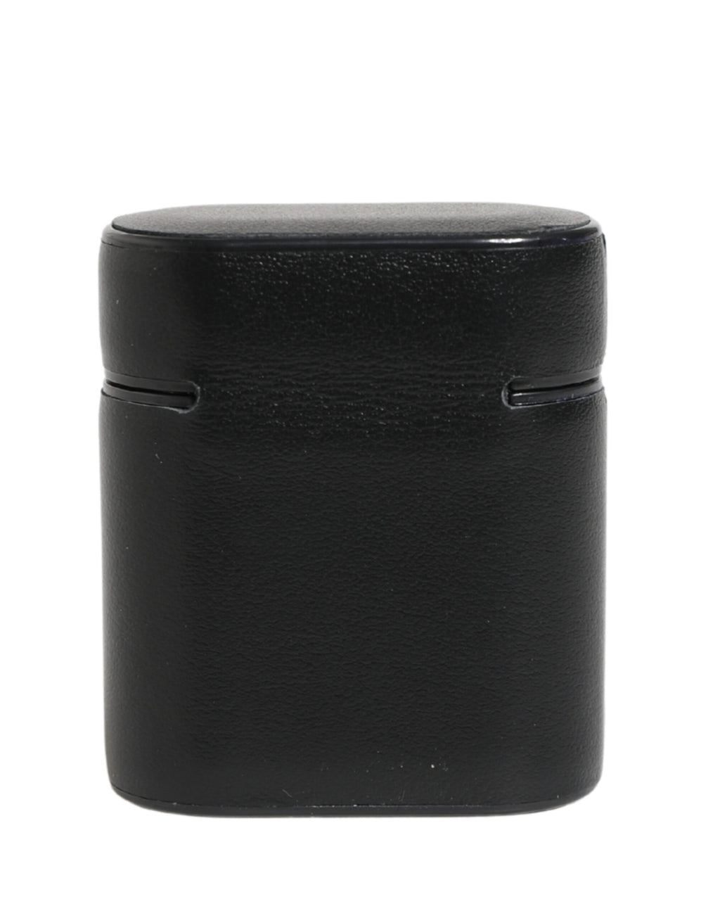 Dolce & Gabbana Women's Black Calfskin Leather Logo DG AirPods Case Flip Holder