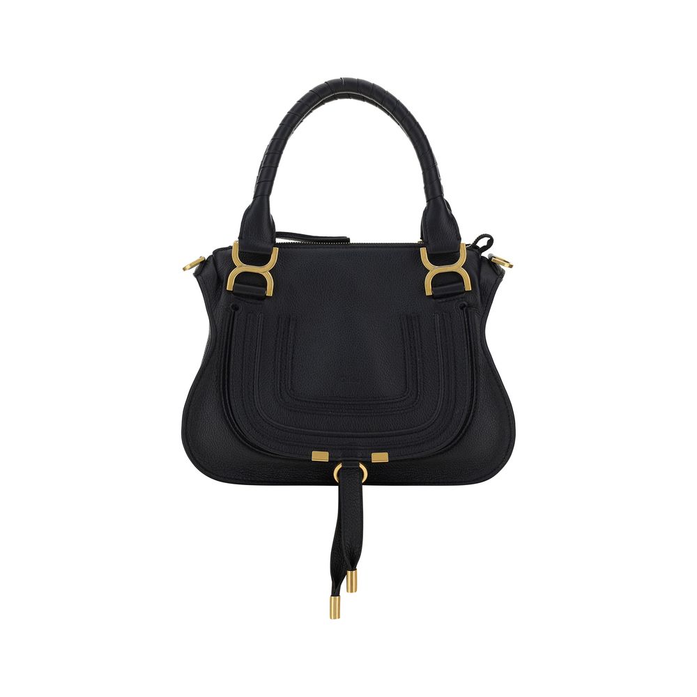 Chloé Women's Marcie Black Calfskin Leather Handbag