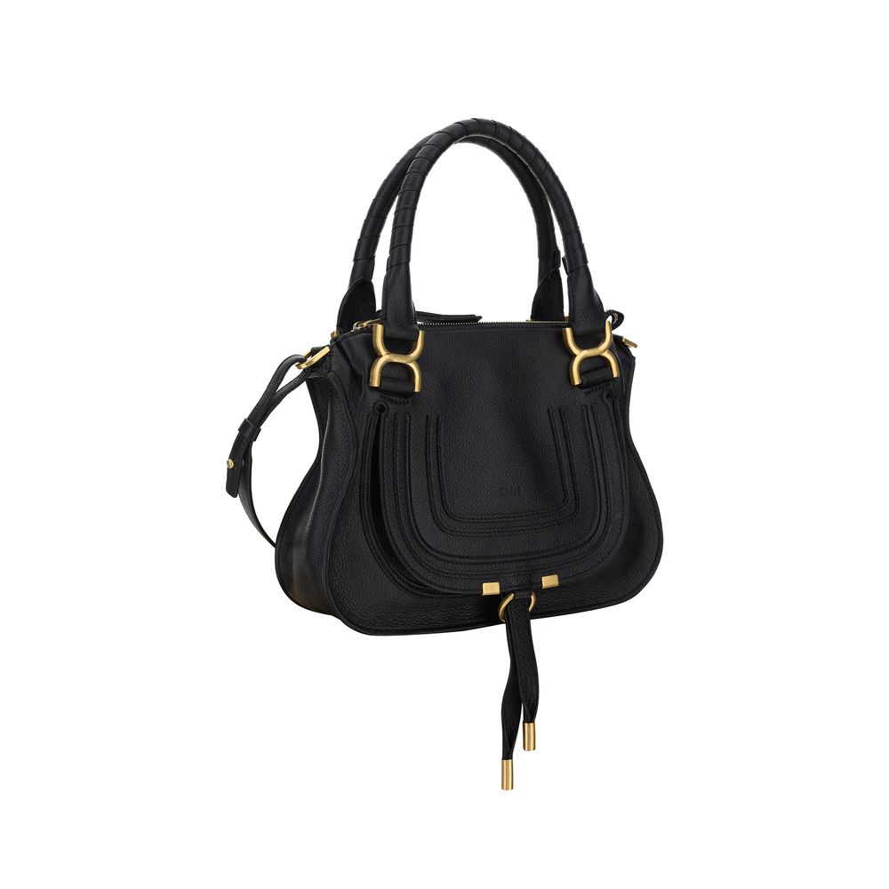 Chloé Women's Marcie Black Calfskin Leather Handbag