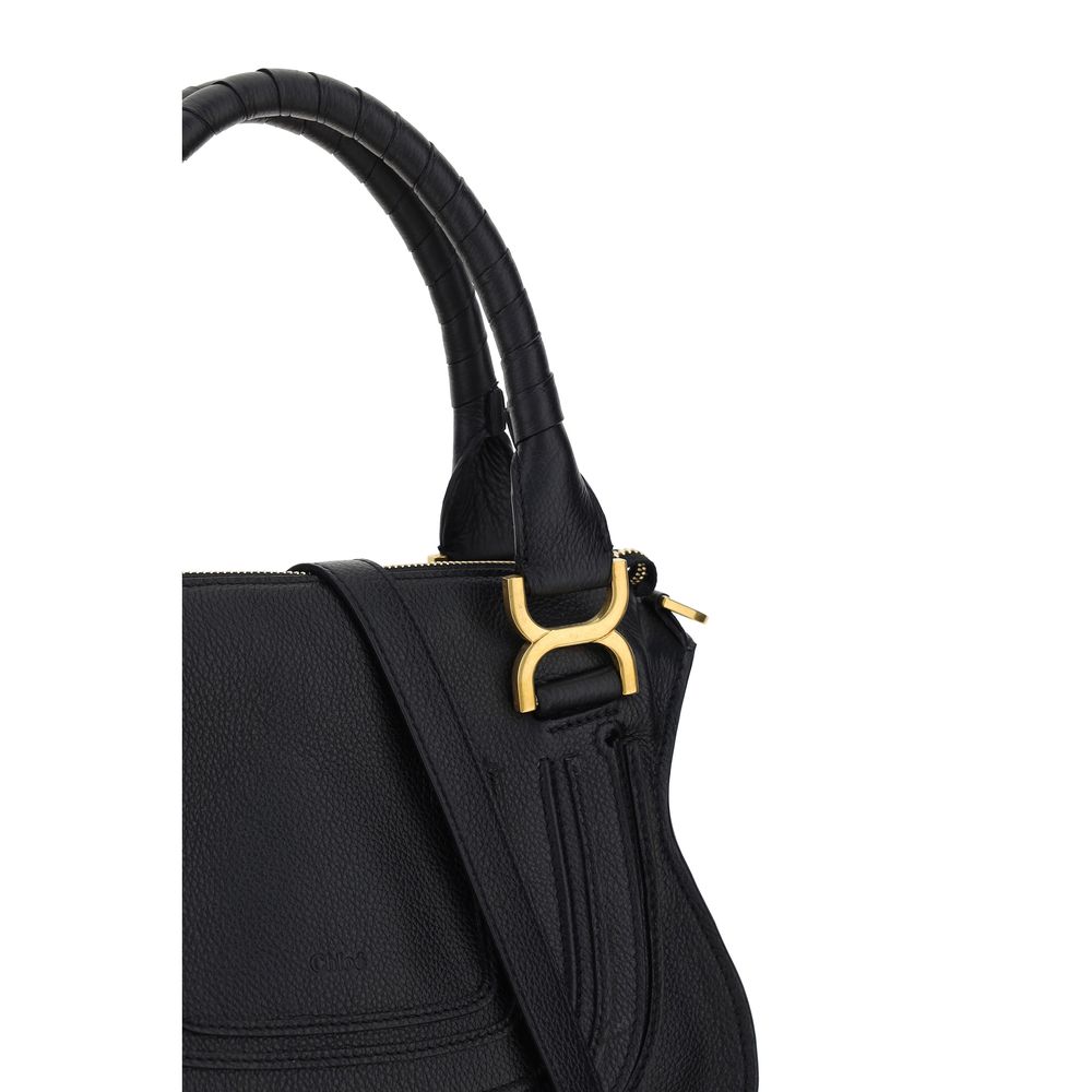 Chloé Women's Marcie Black Calfskin Leather Handbag