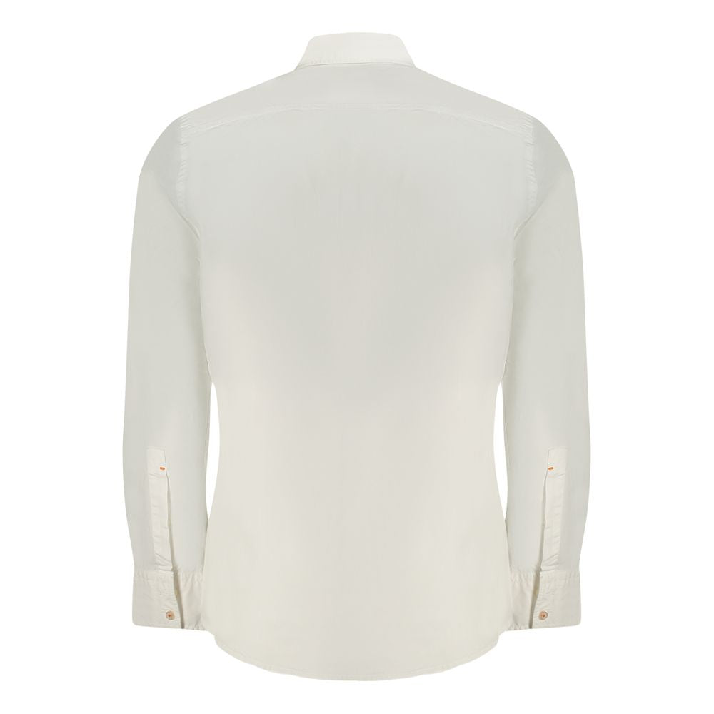 Hugo Boss White Cotton Dress Shirt (Italian Collar)