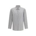 Saint Laurent Men's Multicolor Cotton Striped Shirt