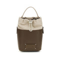 Maison Margiela Women's Brown Calfskin Leather 5AC Bucket Bag Four Stitches