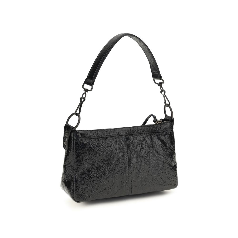 Balenciaga Le City Moto Mini Handbag | Black Lambskin