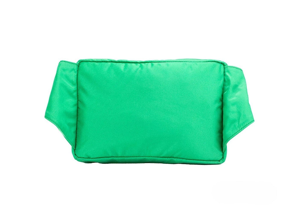Versace Women's Bright Green Nylon Matte Medusa Small Belt Bag