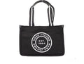 Marc Jacobs Women's Black Canvas Medium Convertible Shoulder Tote Bag Silver Hardware