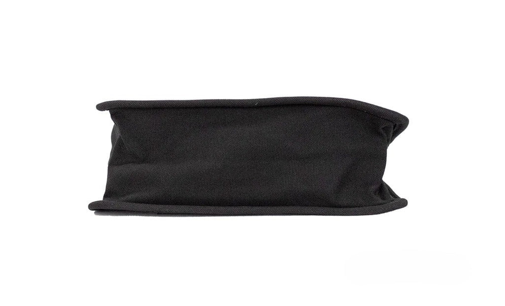 Marc Jacobs Women's Black Canvas Medium Convertible Shoulder Tote Bag Silver Hardware
