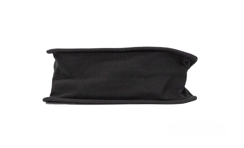 Marc Jacobs Women's Black Canvas Medium Convertible Shoulder Tote Bag Silver Hardware
