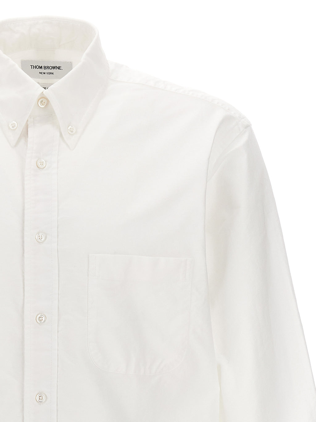 Thom Browne Men's White Cotton Shirt