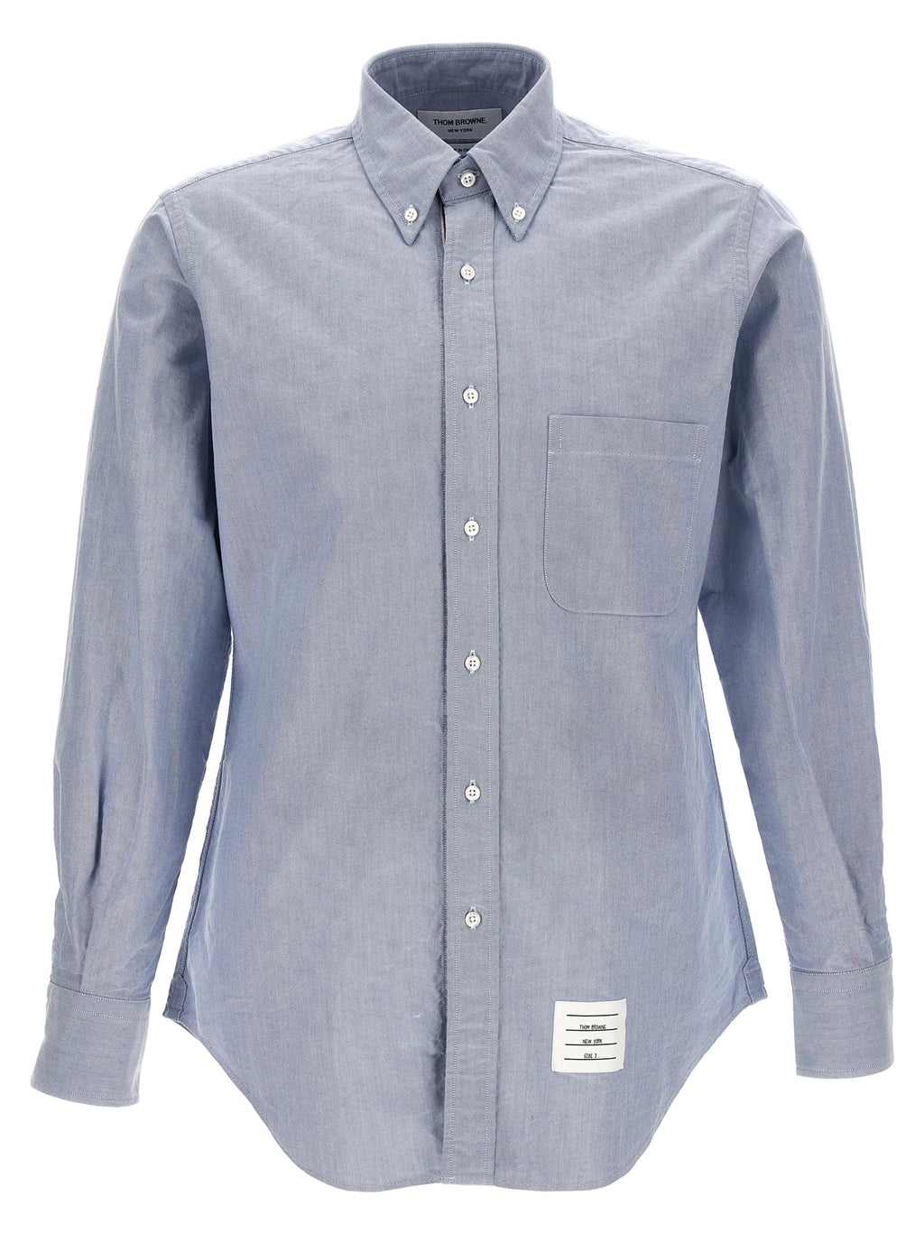 Thom Browne Men's Light Blue Cotton Shirt
