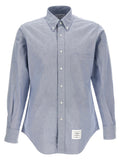 Thom Browne Men's Light Blue Cotton Shirt