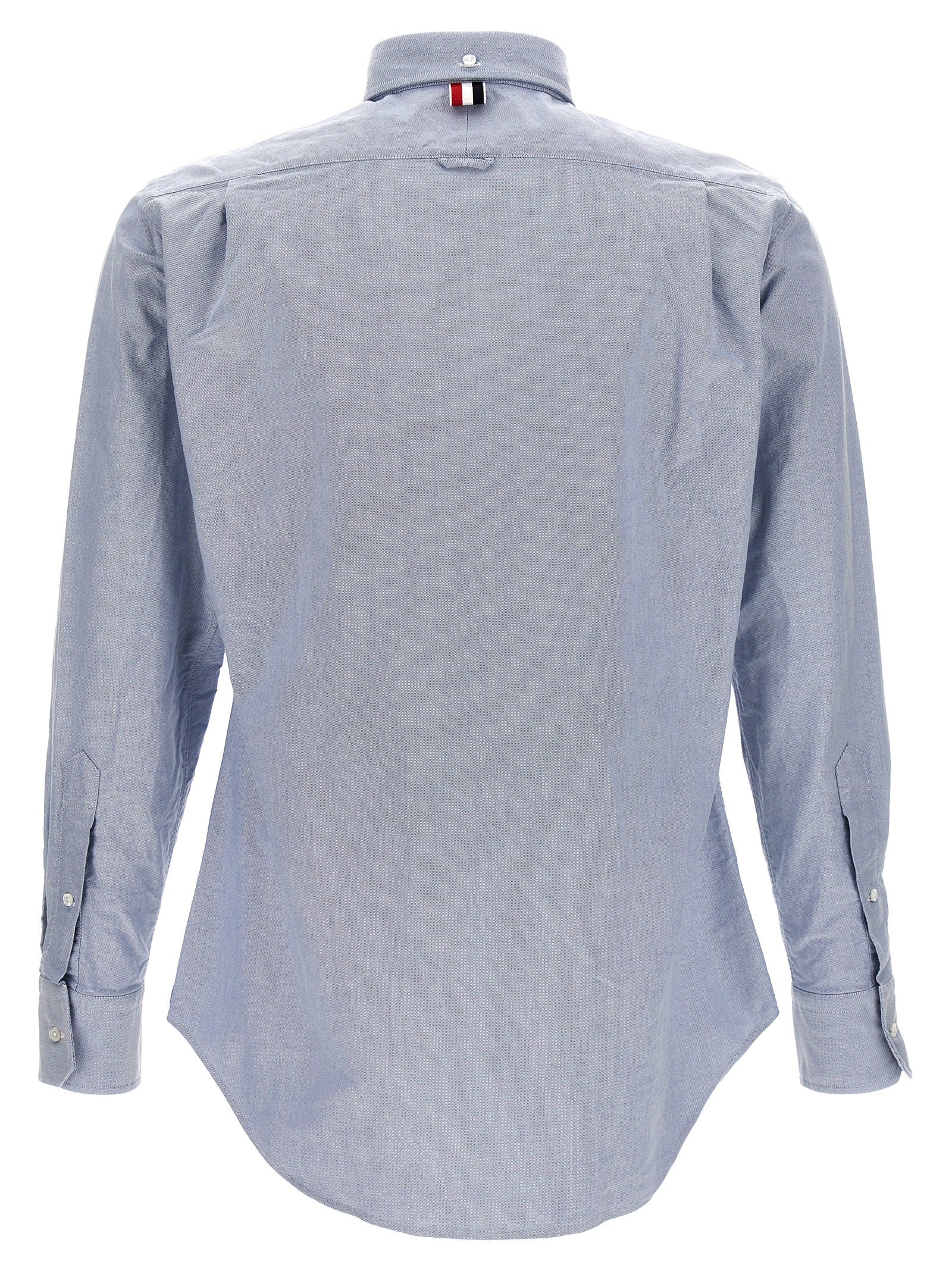 Thom Browne Men's Light Blue Cotton Shirt