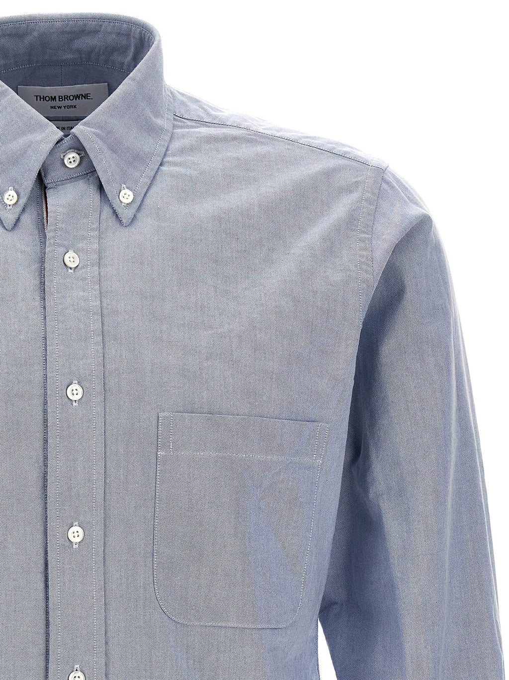 Thom Browne Men's Light Blue Cotton Shirt