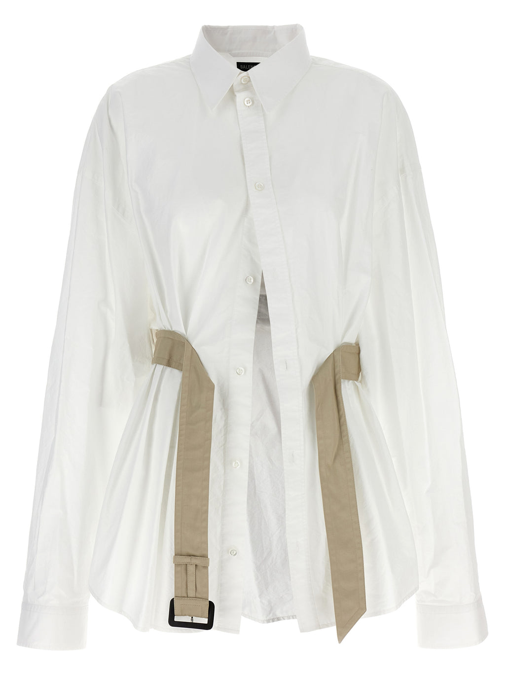 Balenciaga Women's White Cotton Blouse