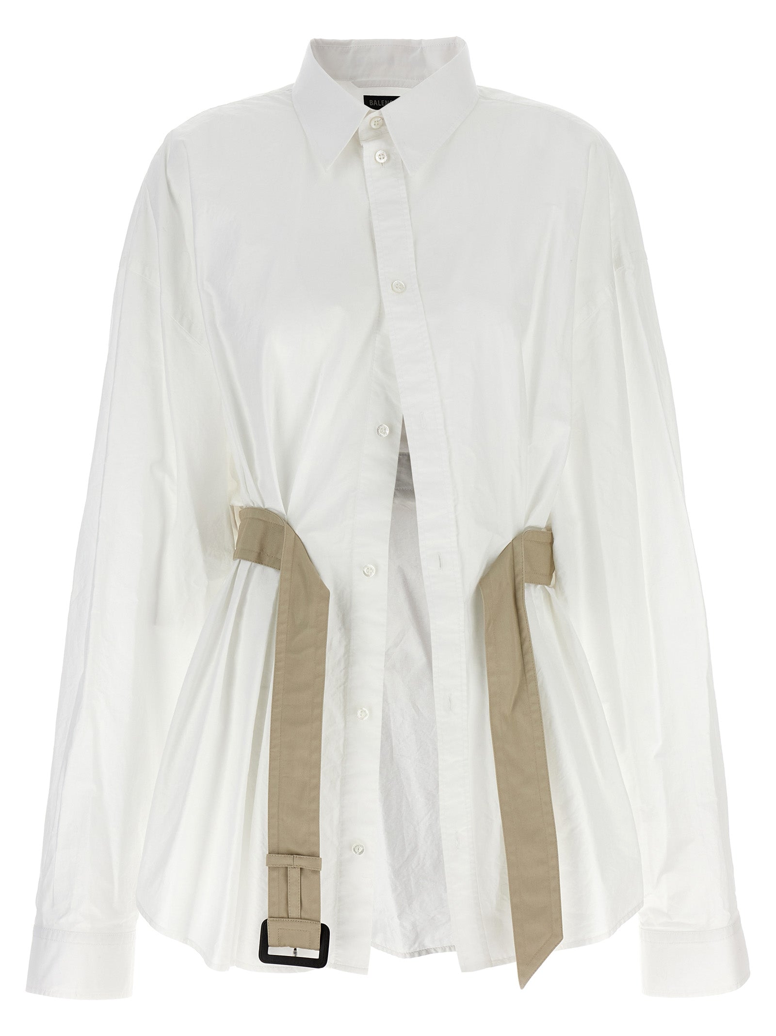 Balenciaga Women's White Cotton Blouse