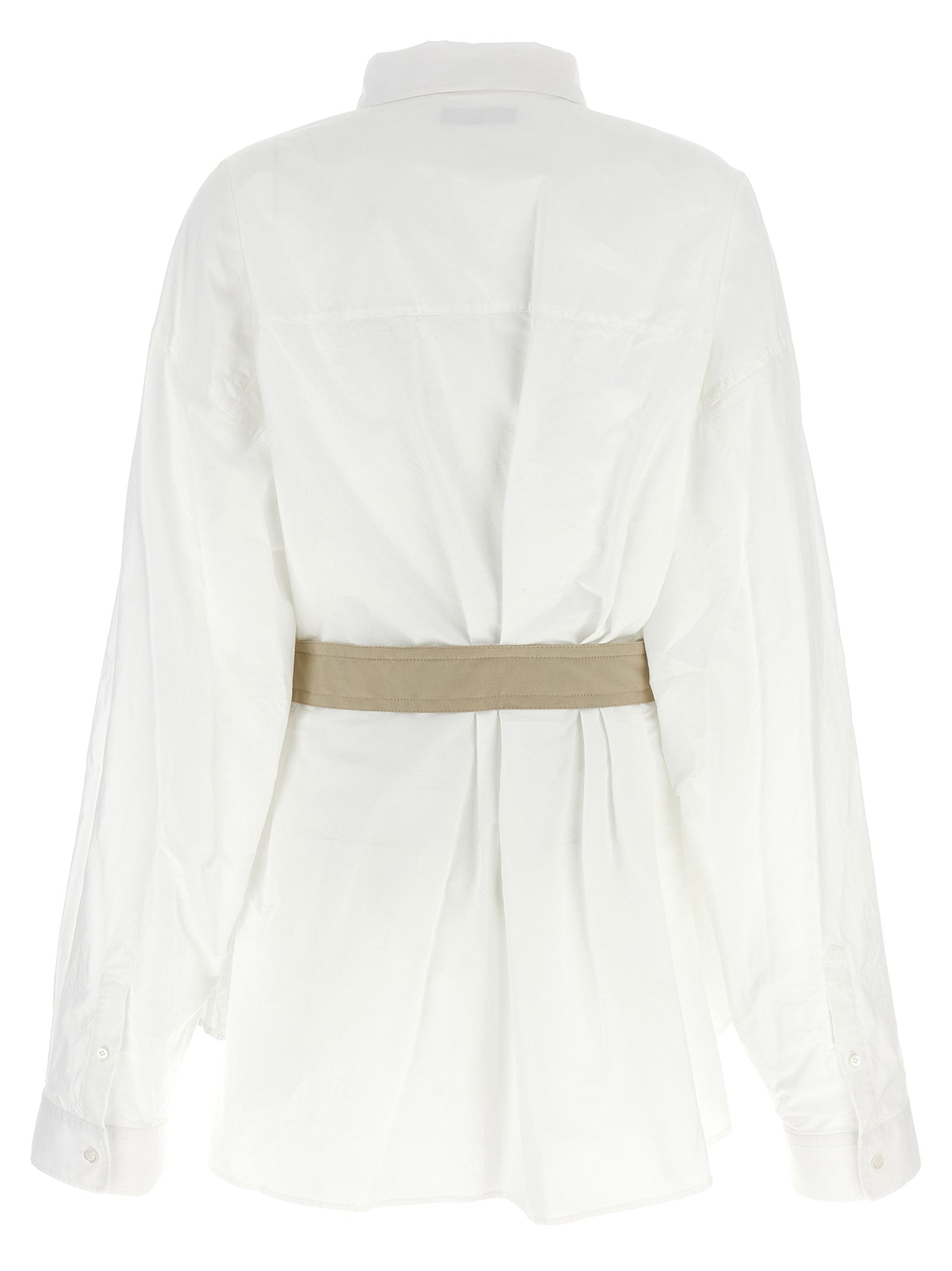 Balenciaga Women's White Cotton Blouse