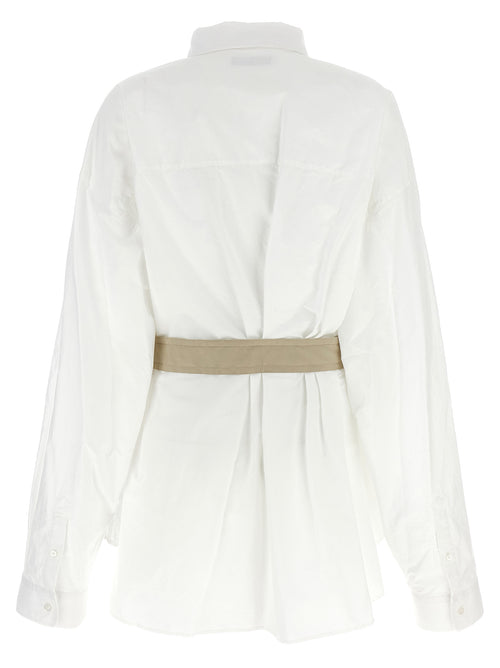 Balenciaga Women's White Cotton Blouse