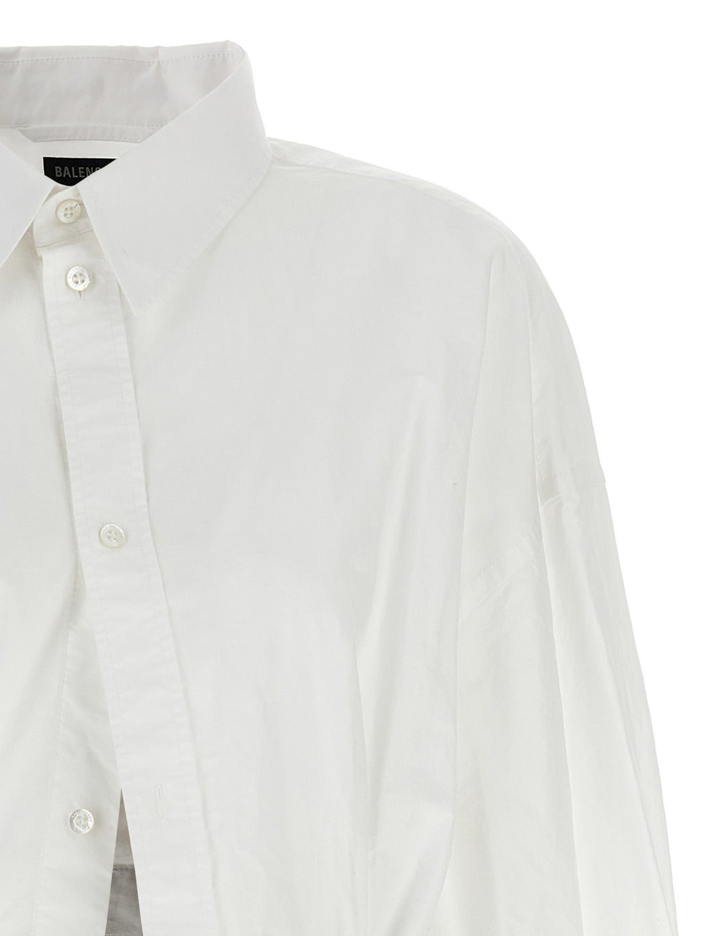 Balenciaga Women's White Cotton Blouse