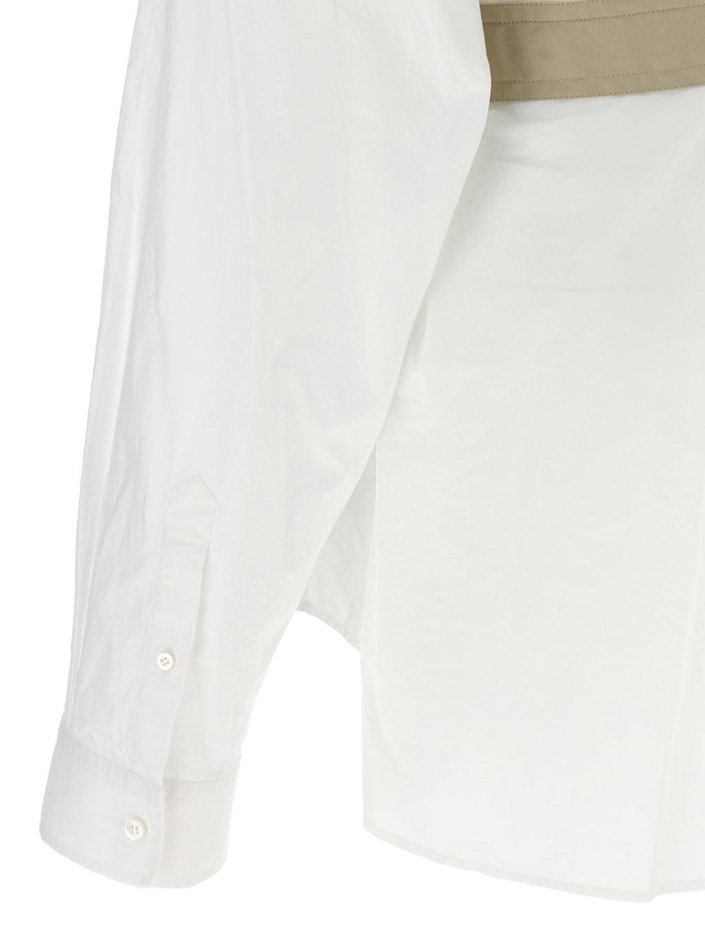 Balenciaga Women's White Cotton Blouse