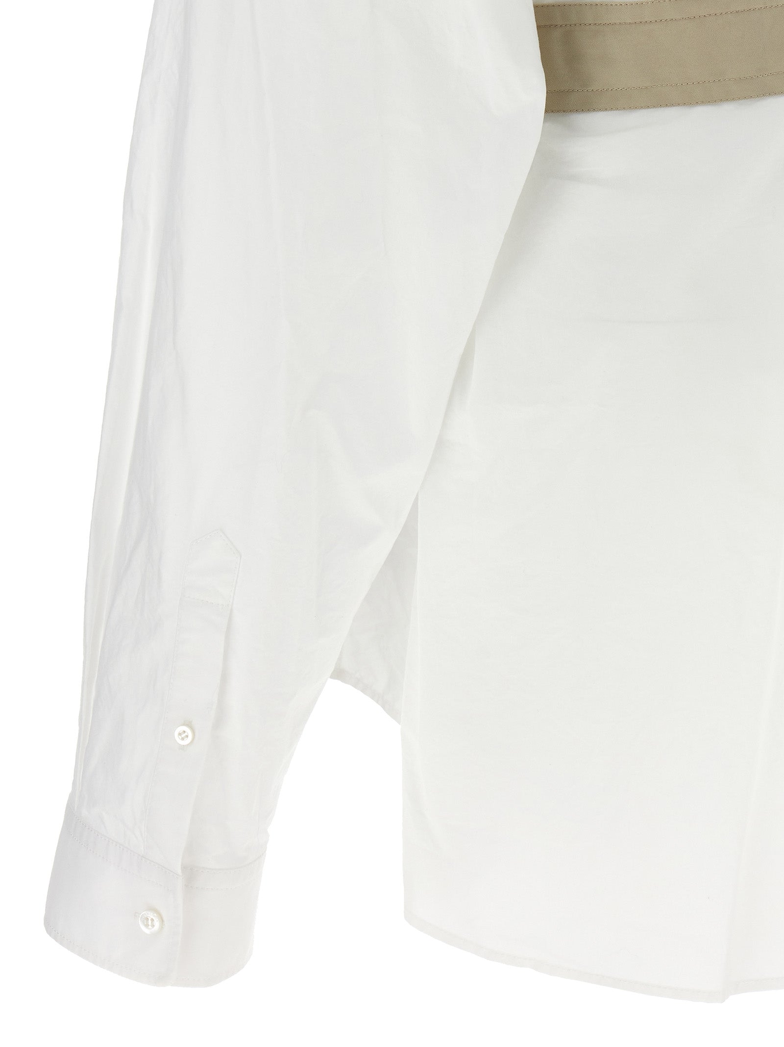 Balenciaga Women's White Cotton Blouse