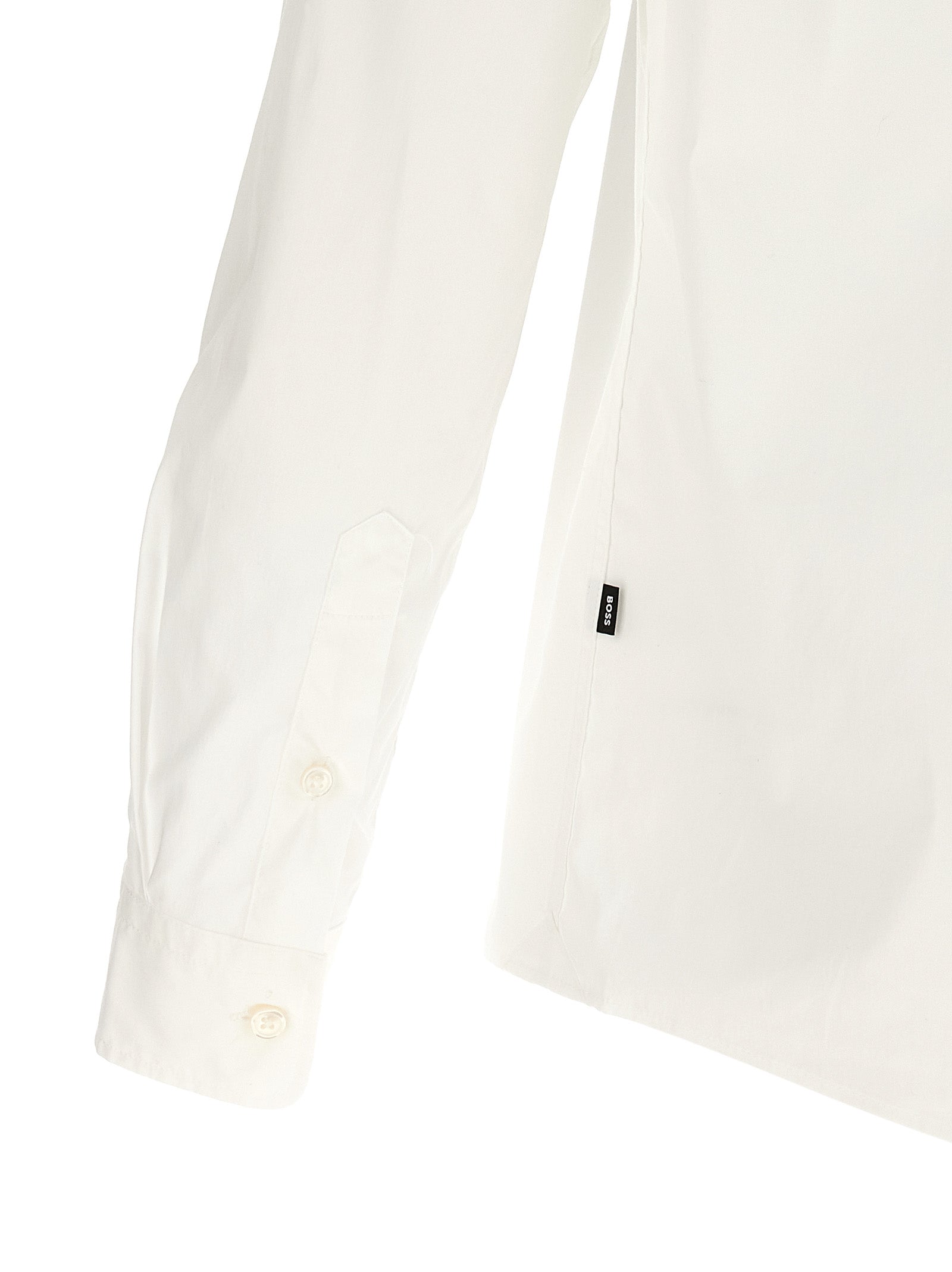 Hugo Boss Men's H-Roan White Cotton Poplin Shirt