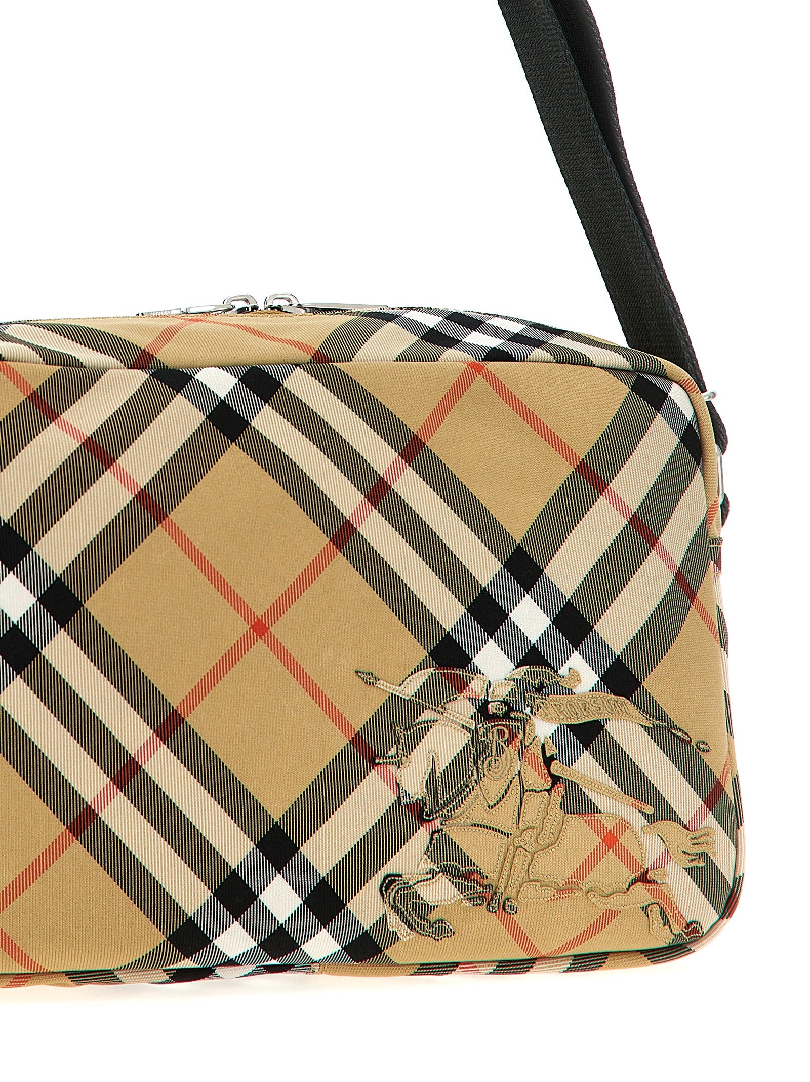 Burberry Beige Men's Polyester Crossbody Bag