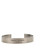 Maison Margiela Women's Silver Engraved Logo Bangle Bracelet