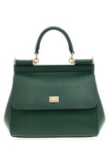 Dolce & Gabbana Women's Sicily Green Calfskin Leather Handbag