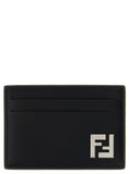 Fendi Slim Squared FF Black Calfskin Cardholder