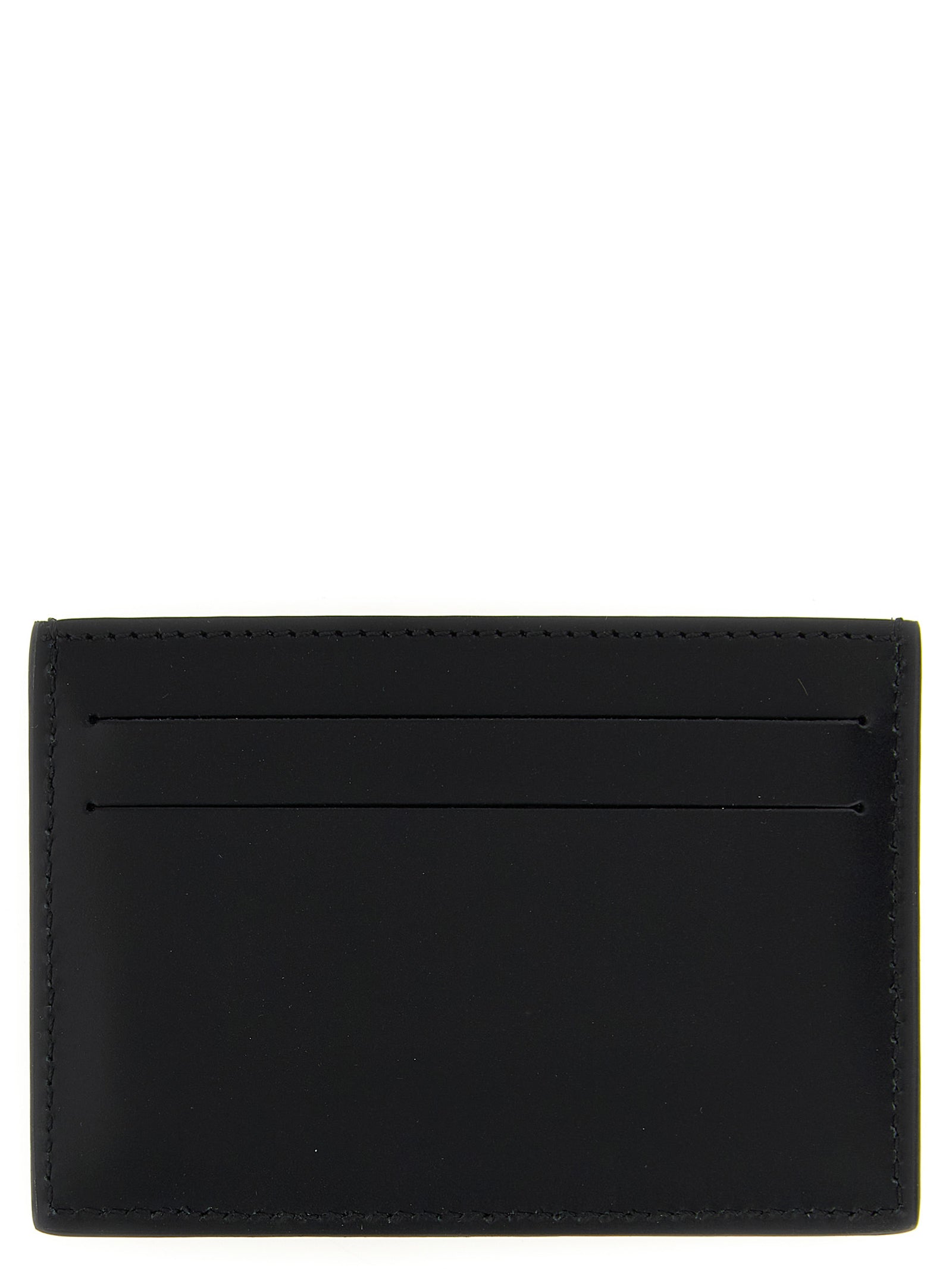 Fendi Slim Squared FF Black Calfskin Cardholder
