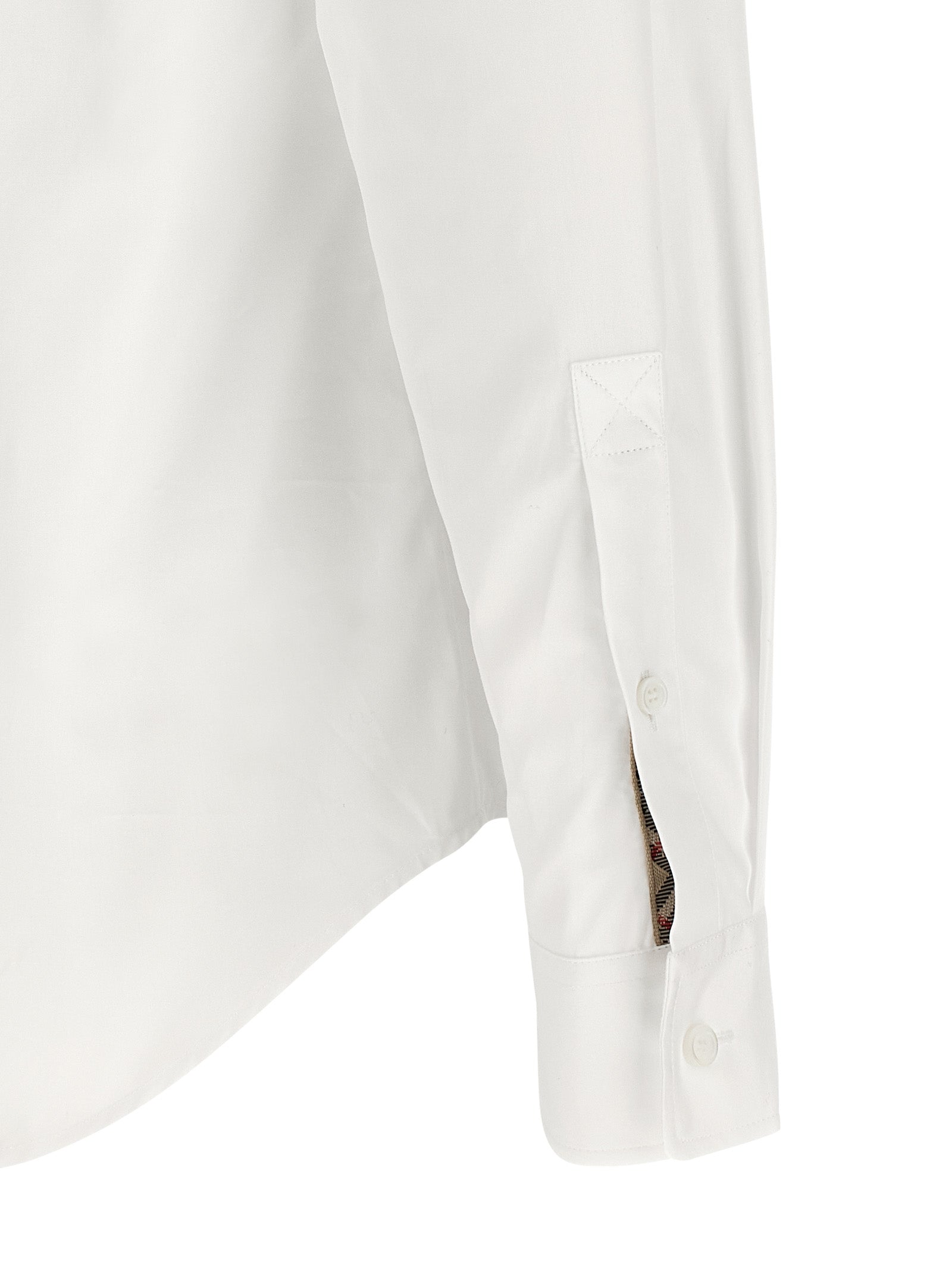 Burberry Men's White Cotton Shirt