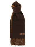 Burberry Men's Multicolor Cashmere Knight Reversible Scarf