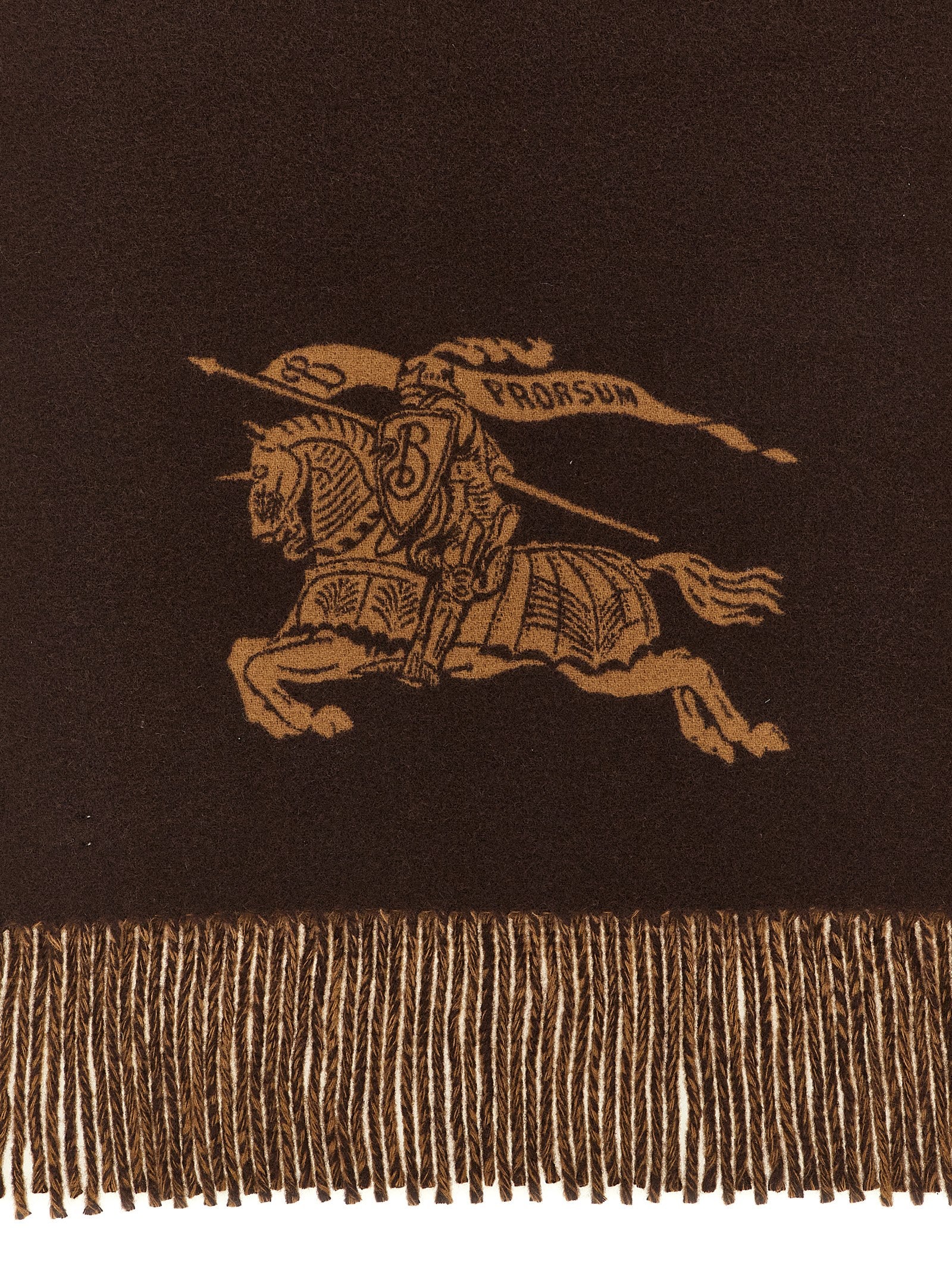 Burberry Men's Multicolor Cashmere Knight Reversible Scarf