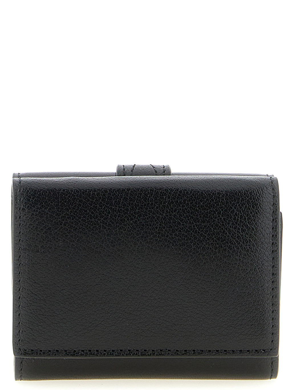 Chloé Women's Paddington Black Buffalo Leather Mini Trifold Wallet