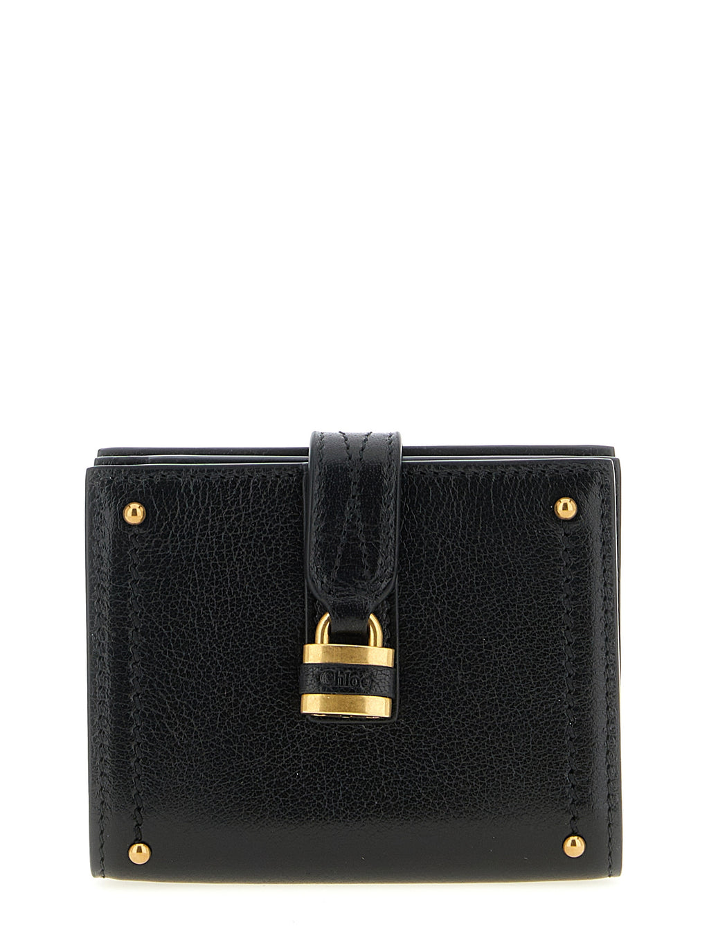 Chloé Women's Paddington Black Buffalo Leather Cardholder
