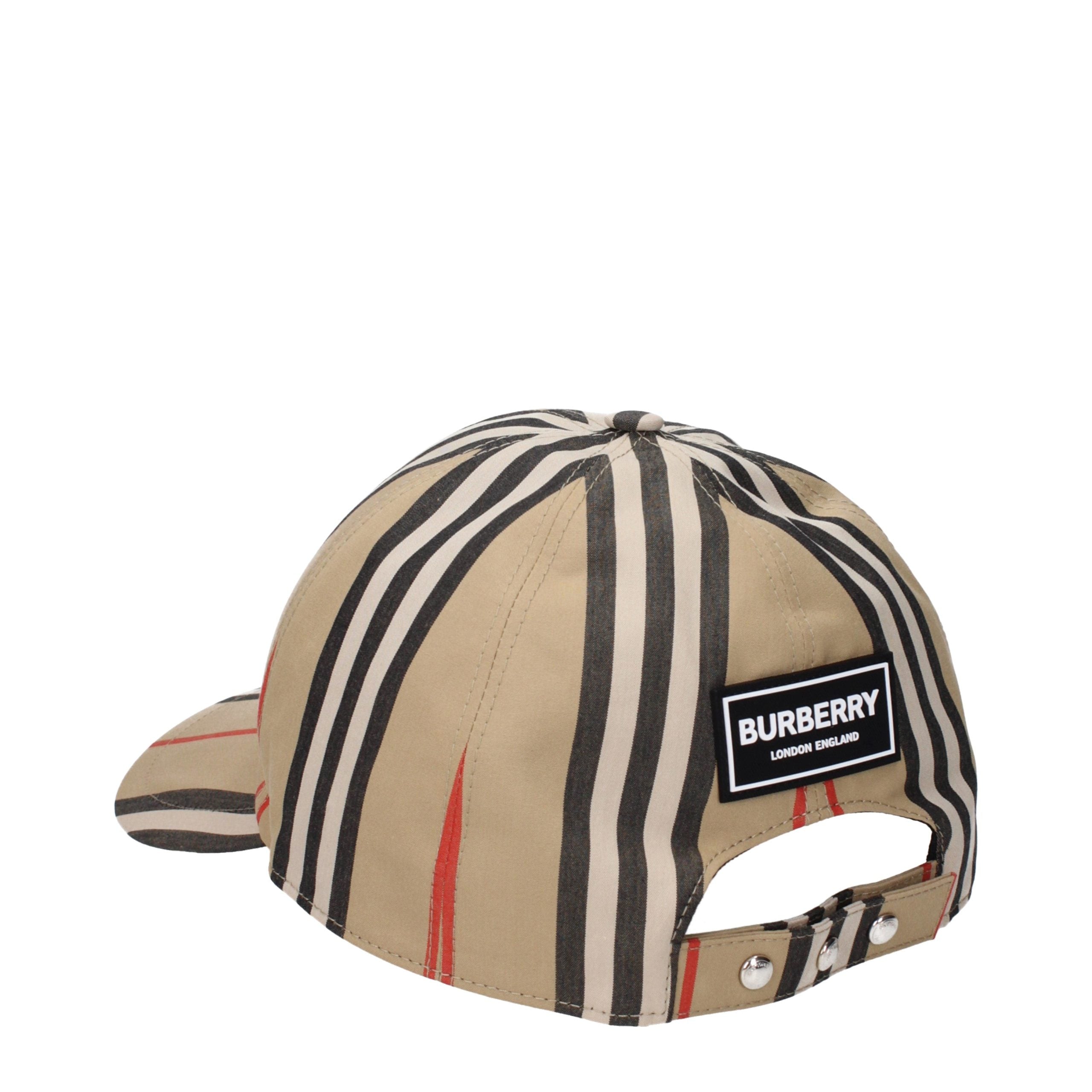 Burberry Men's Beige Cotton Baseball Cap