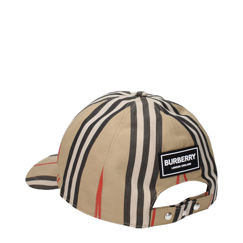 Burberry Men's Beige Cotton Baseball Cap