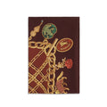 Burberry Women's Bordeaux Silk Charm Print Scarf