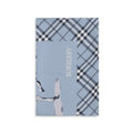 Burberry Men's Blue Silk Archive Knight Scarf