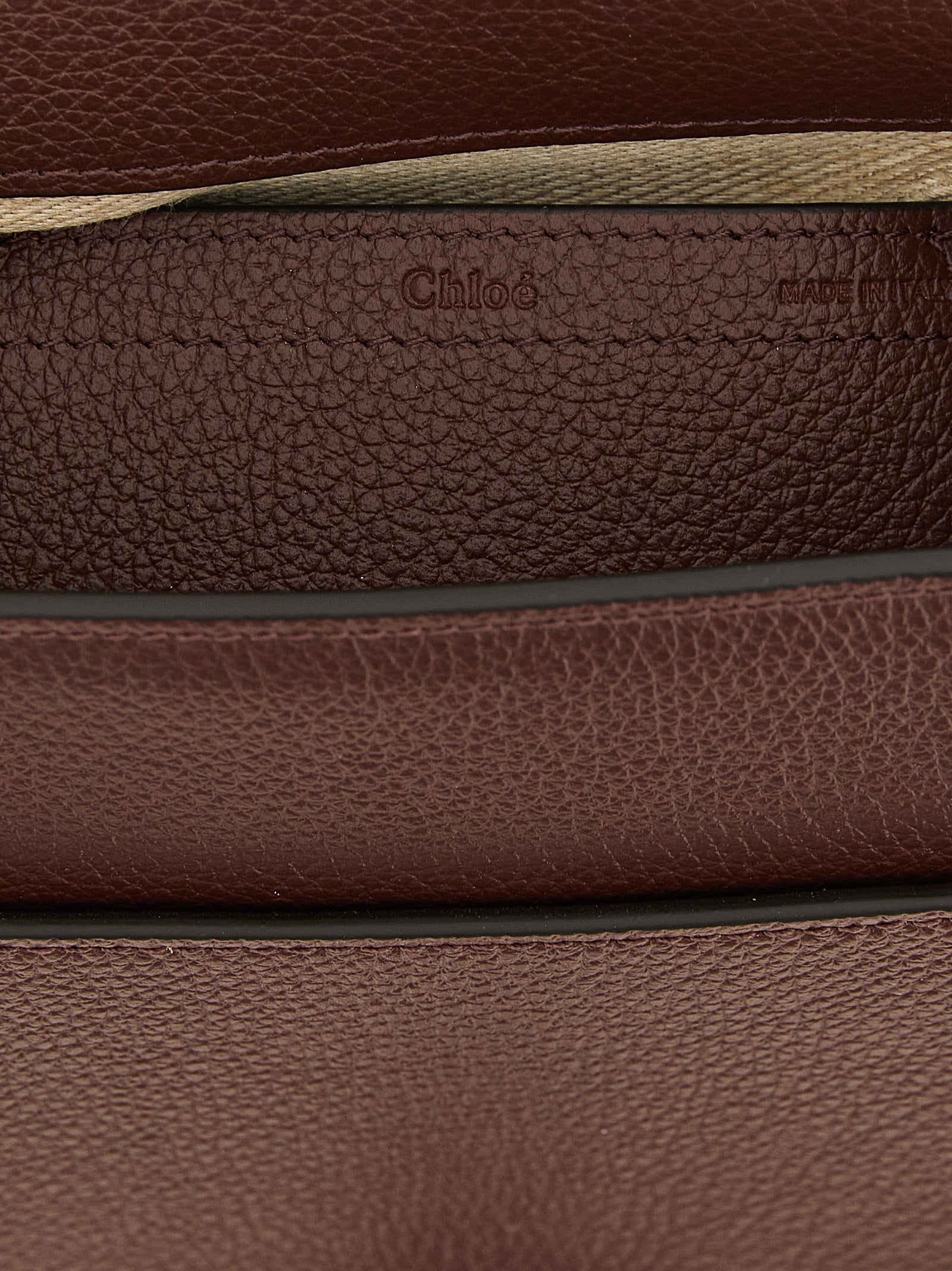 Chloé Women's Marcie Saddle Brown Calfskin Leather Crossbody Bag