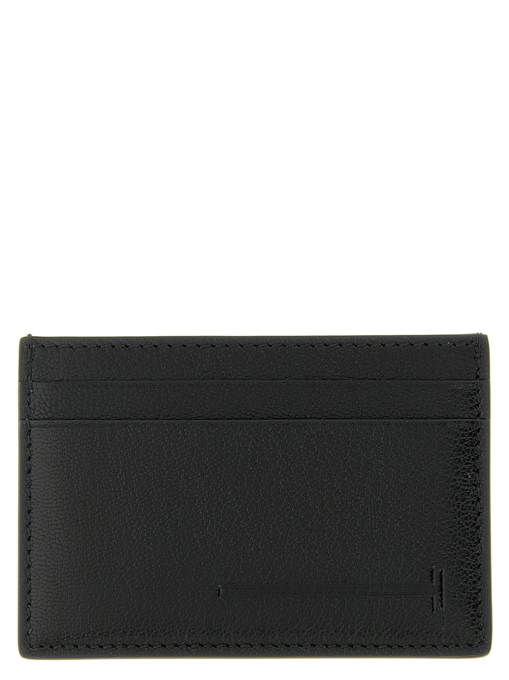 Tom Ford Men's T-Line Black Goatskin Leather Cardholder