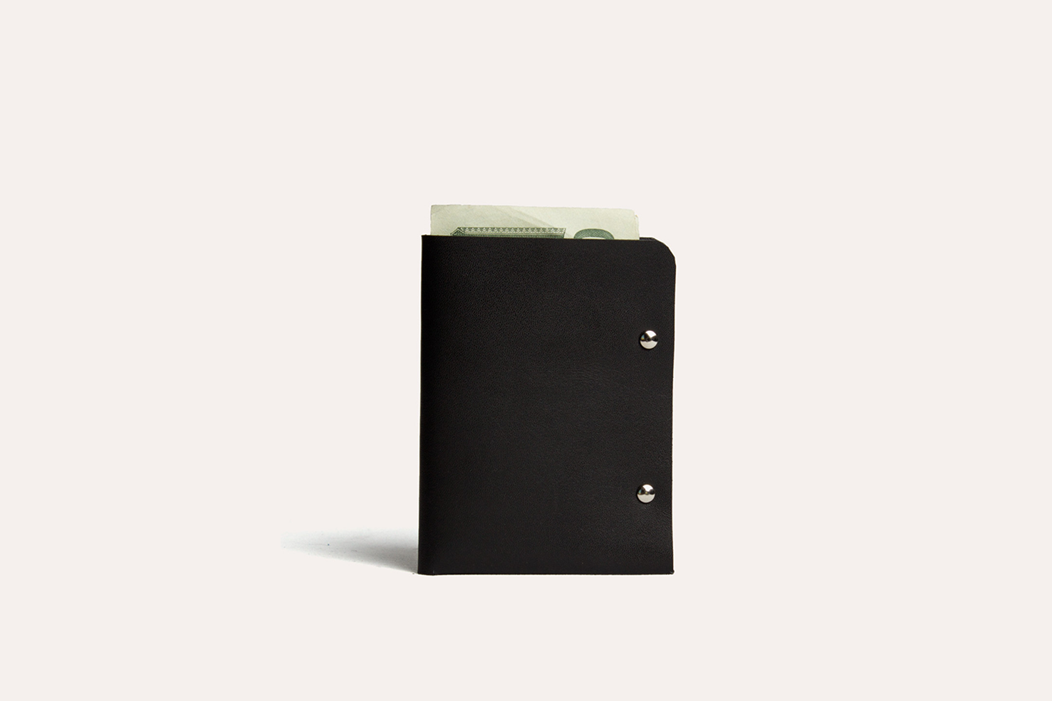 Men's Kiko Unstitched Handmade Vegetable Tanned Leather Bifold Wallet