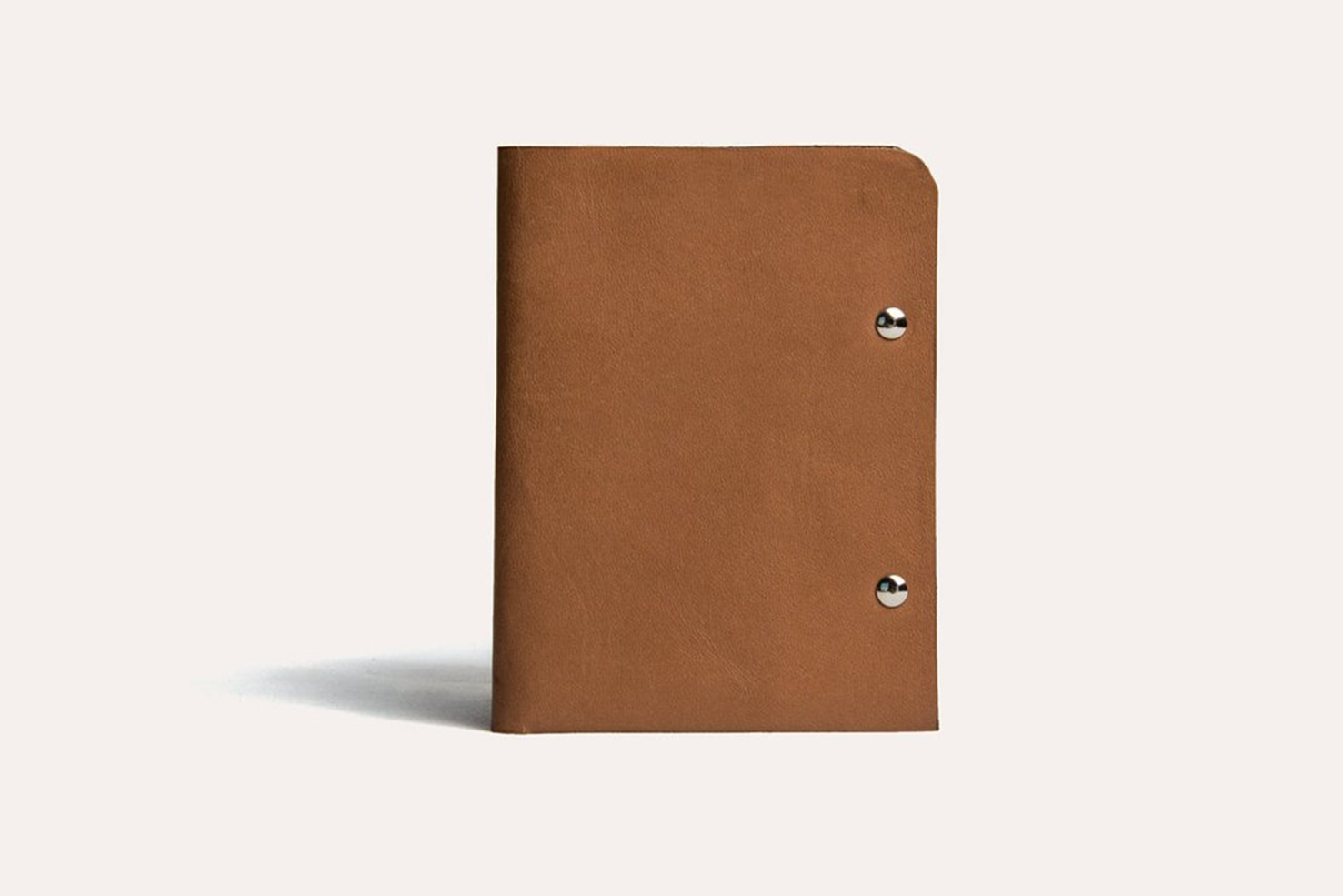 Men's Kiko Unstitched Handmade Vegetable Tanned Leather Bifold Wallet