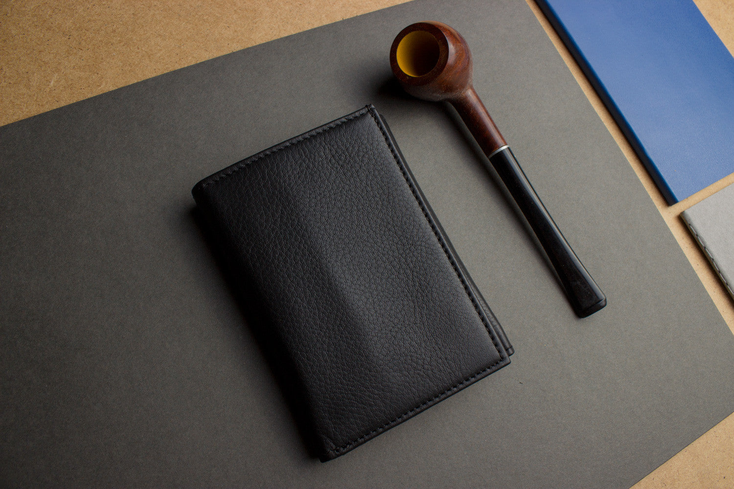 Men's Kiko Full Grain Leather Trifold Wallet