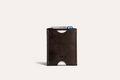 Men's Kiko Double Sided Cowhide Leather Card Case — Brown