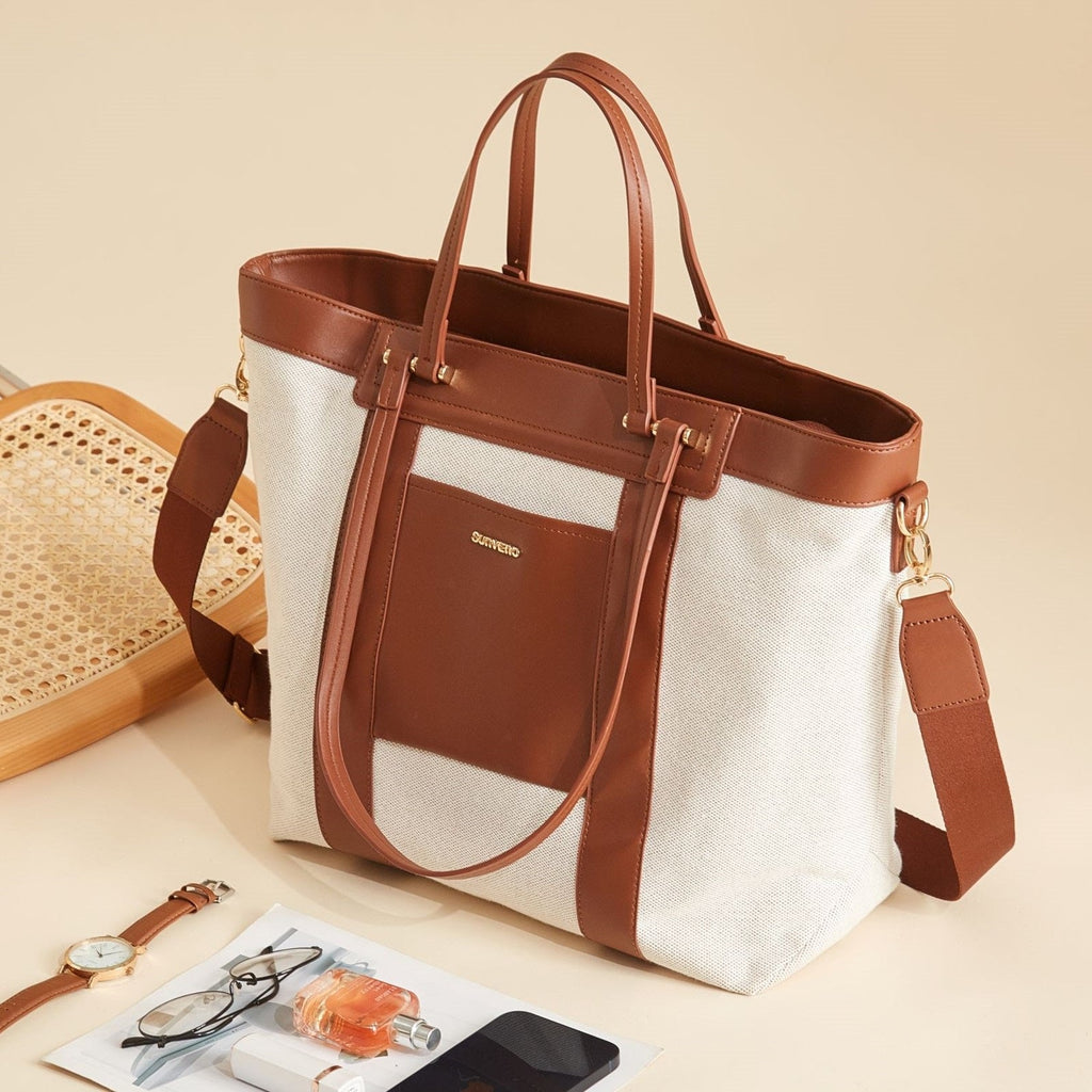 Women's SUNVENO Mommy Tote Diaper Bag