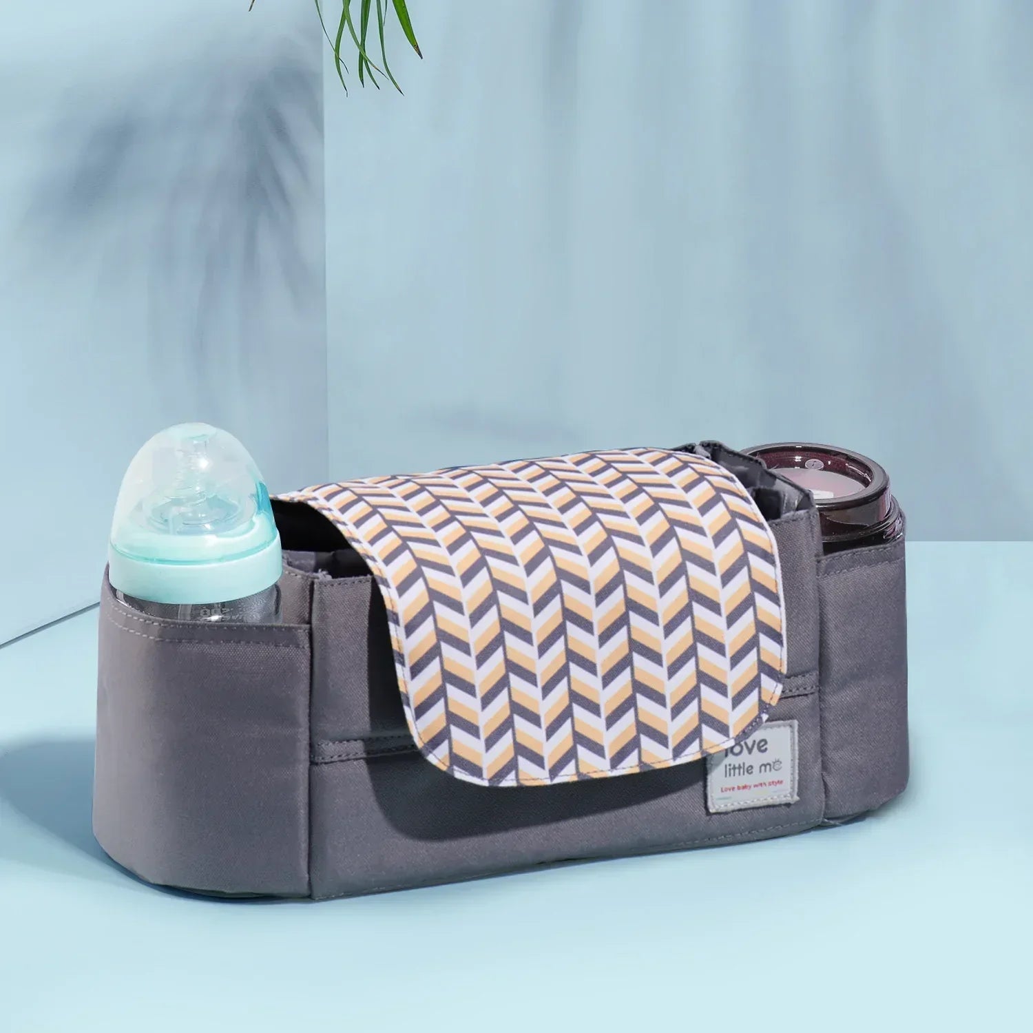 SUNVENO Universal Stroller Organizer Bag with Cup Holders