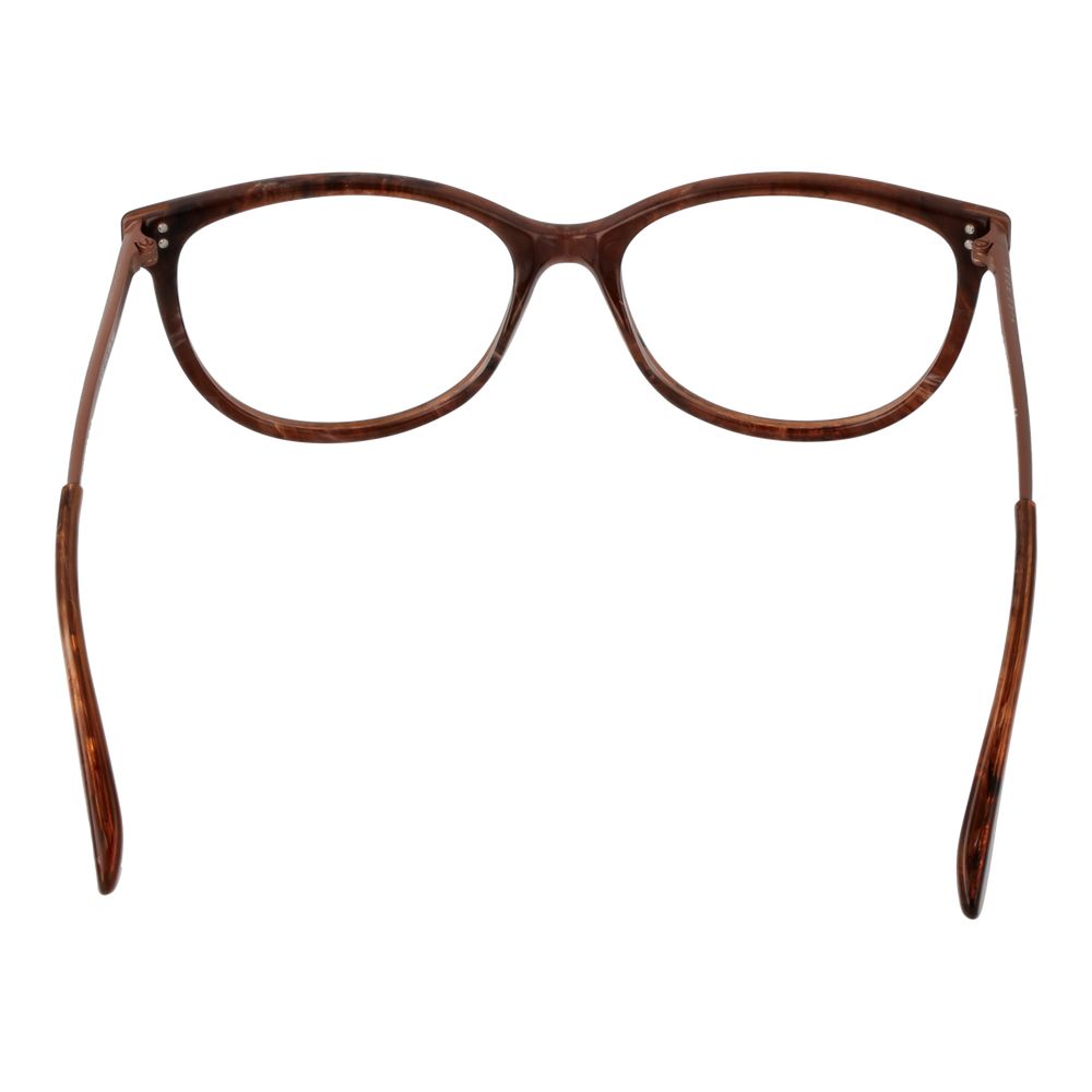 Hugo Boss Women's Brown Acetate Rectangle Full-Rim Eyeglass Frames