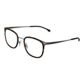 Hugo Boss Brown Stainless Steel Rectangle Glasses Frames