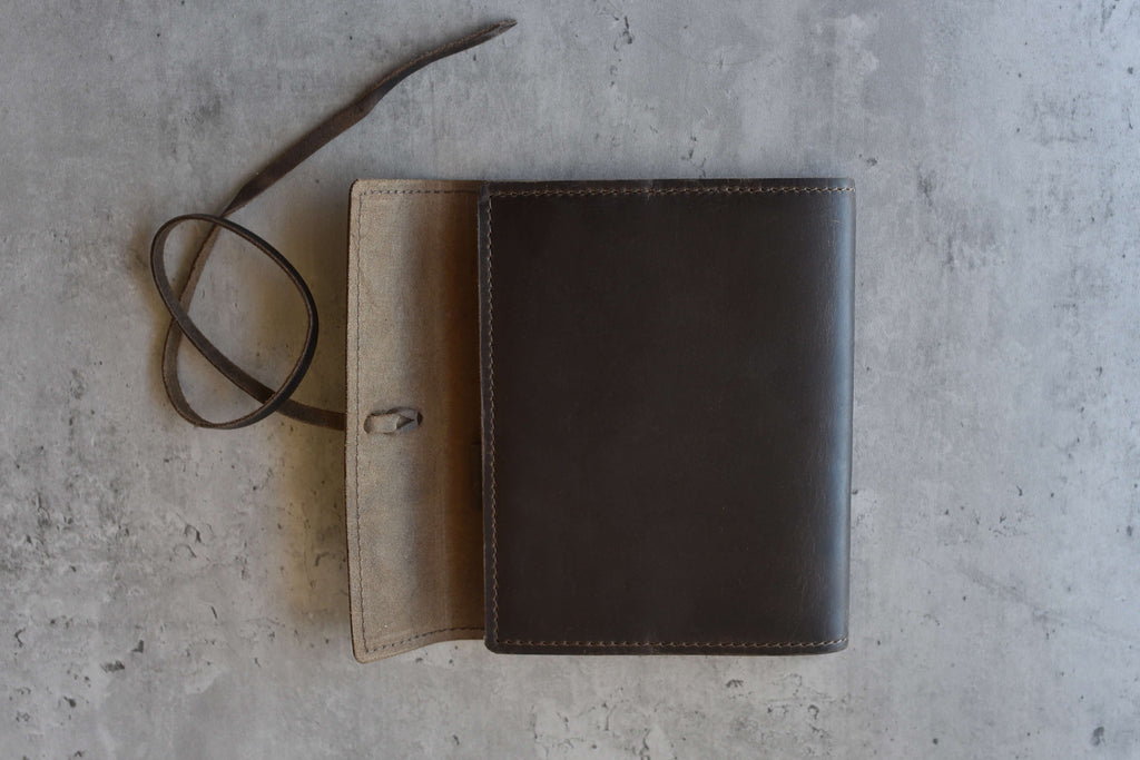 Kiko Refillable Leather Journal — Brown